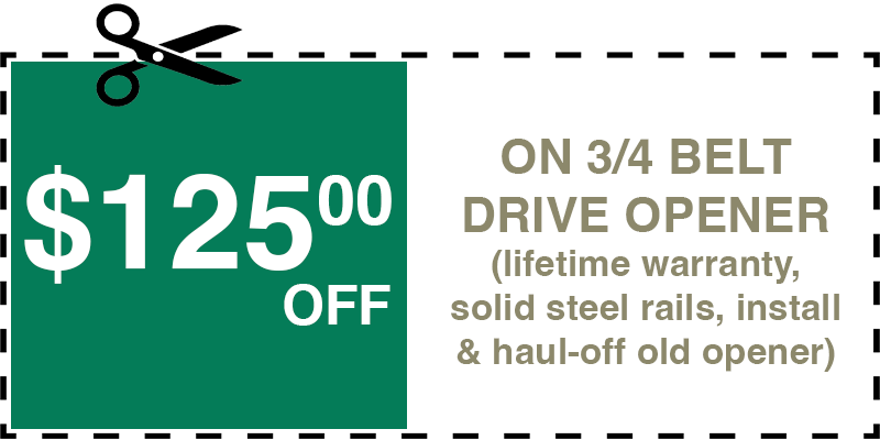 125 off garage door opener Irvington