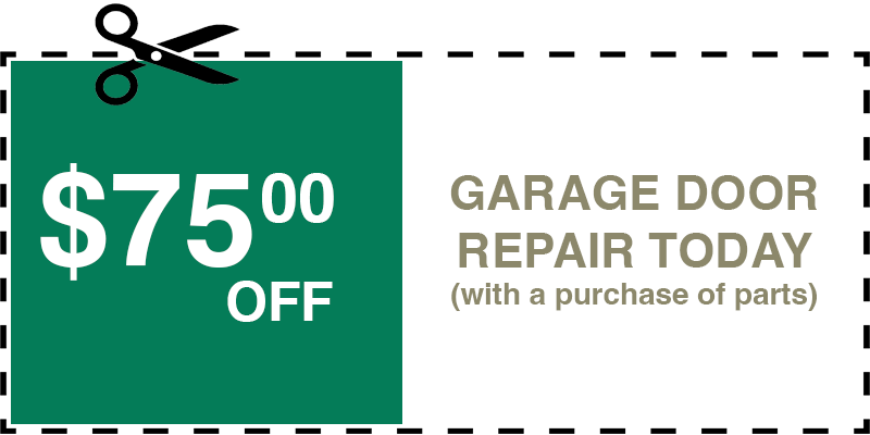 75 off garage door repair irvington