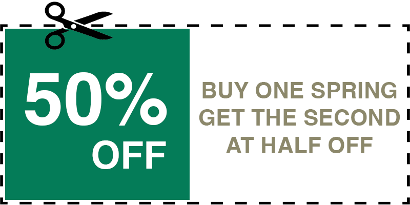 HALF OFF GARAGE SPRING irvington